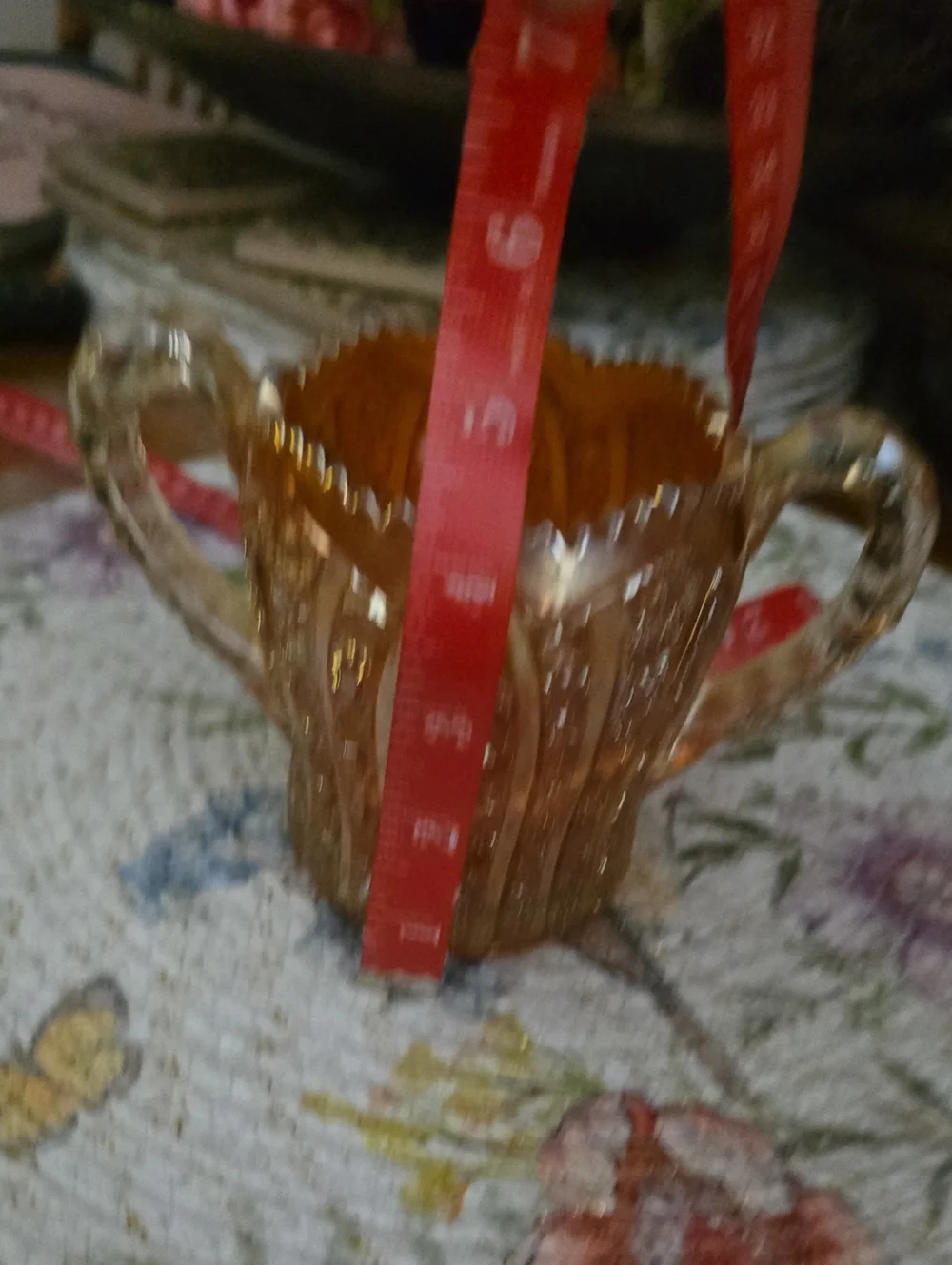 Vintage Gold Irridescent Carnival Glass